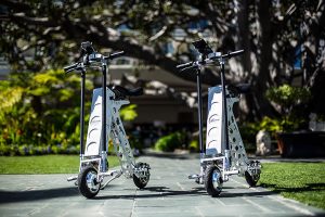 urb-e בנסיעה בפארק