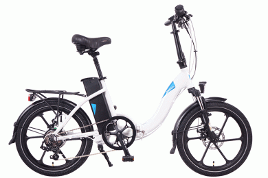 -אופניים חשמליים Premium-48 בצבע לבן