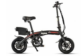 אופניים חשמליים -smart-bike-nano בצבע שחור