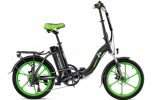 אופניים חשמליים nexus-mag בצבע שחור-ירוק מבית עולם הגלגלים 0