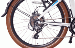 גלגל אחורי של אופניים חשמליים מטרו 6